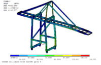Structural analysis for the Quay Crane modification project