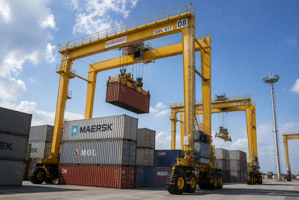 3rd Party Service RTG Crane Height Increase